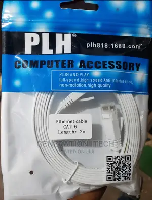 Cat 6. Ethernet Cables 2 Meters