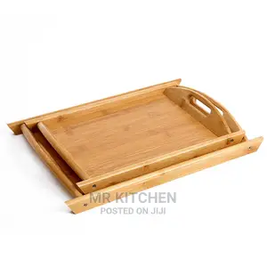 Bamboo Wooden Trays(3piece)