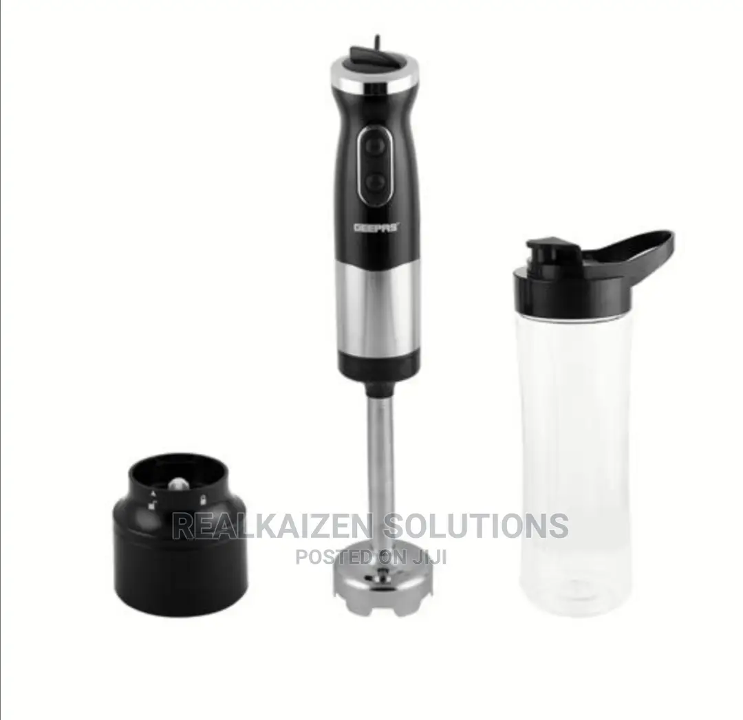 Geepas 600ml Portable Personal Multi Hand Blender 500W