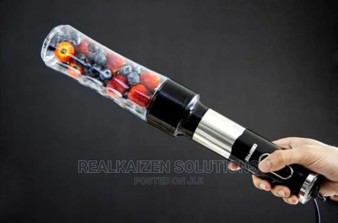 Geepas 600ml Portable Personal Multi Hand Blender 500W