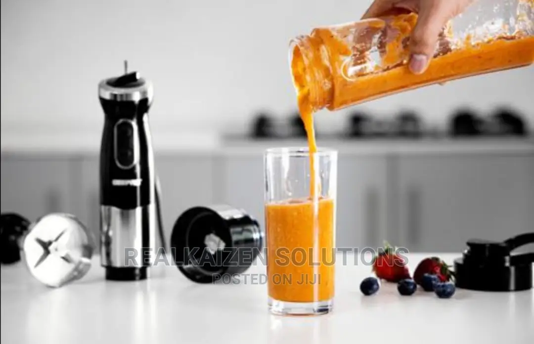Geepas 600ml Portable Personal Multi Hand Blender 500W