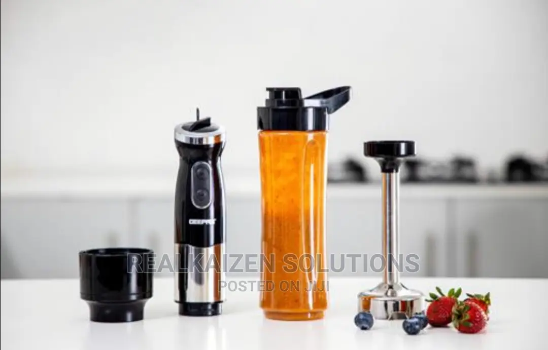 Geepas 600ml Portable Personal Multi Hand Blender 500W