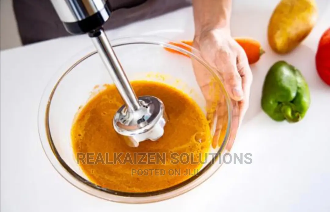 Geepas 600ml Portable Personal Multi Hand Blender 500W