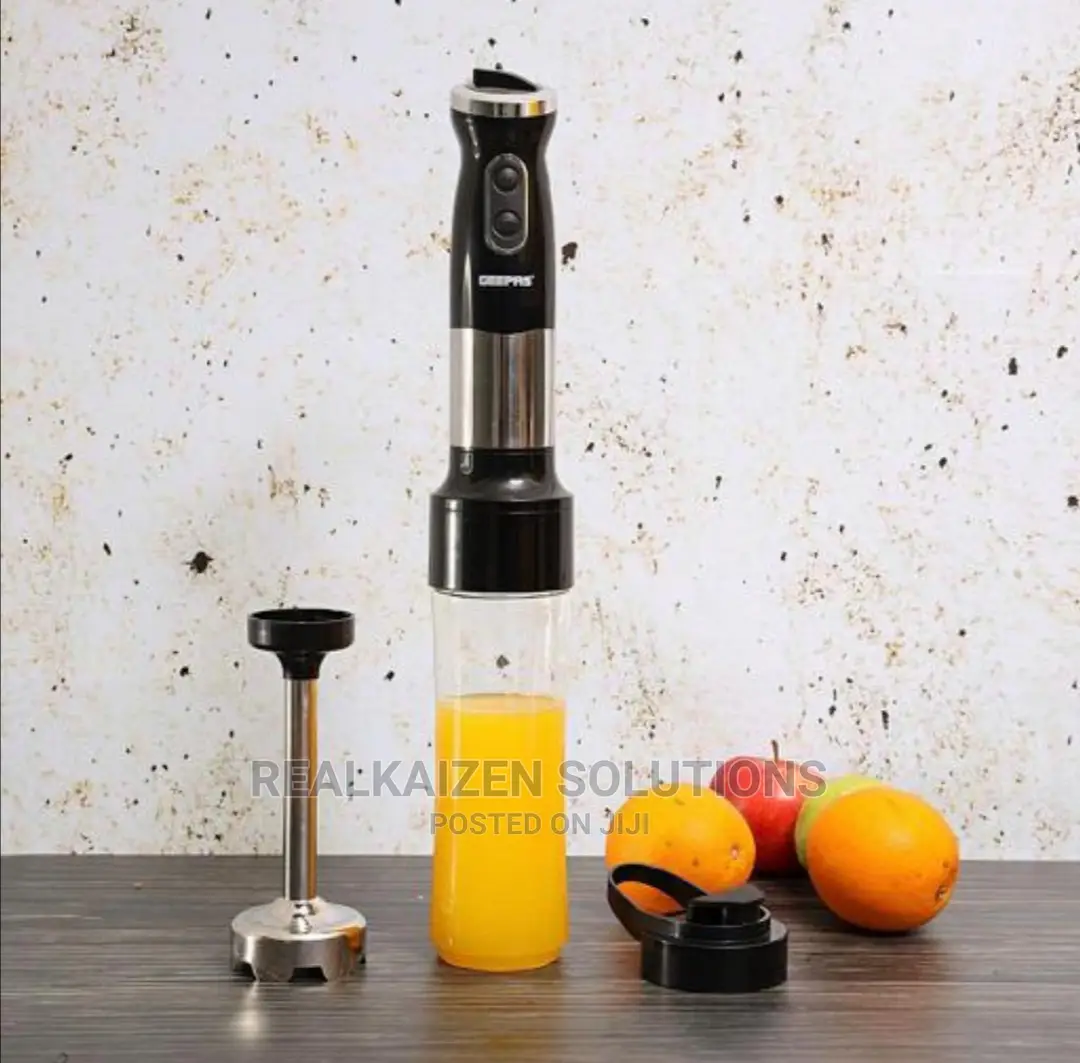 Geepas 600ml Portable Personal Multi Hand Blender 500W