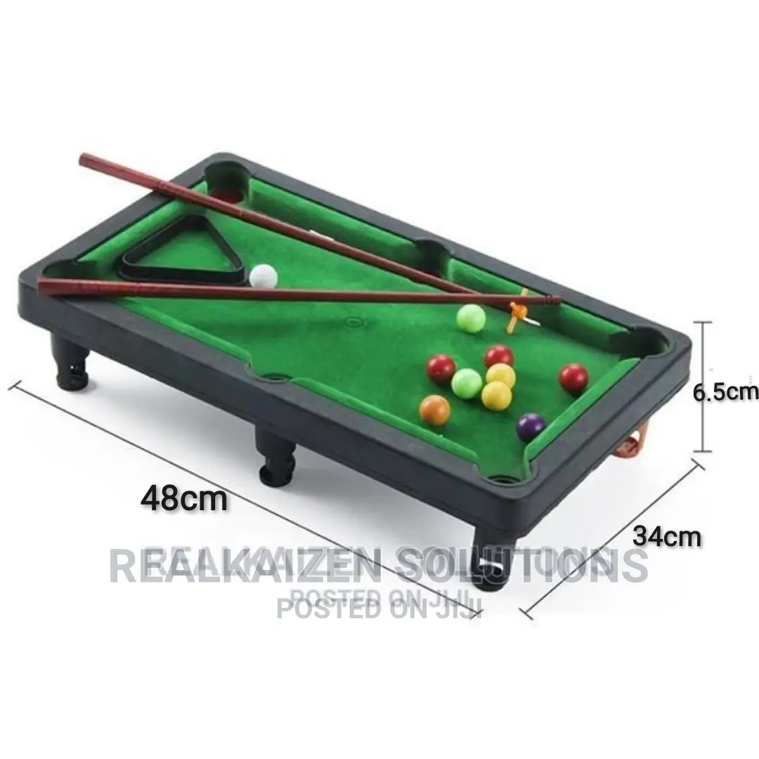Kids Mini Champion Billiard Game Snooker Ball Pool Table