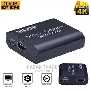 HDMI Video Capture Card With Loop Out 4k Hd