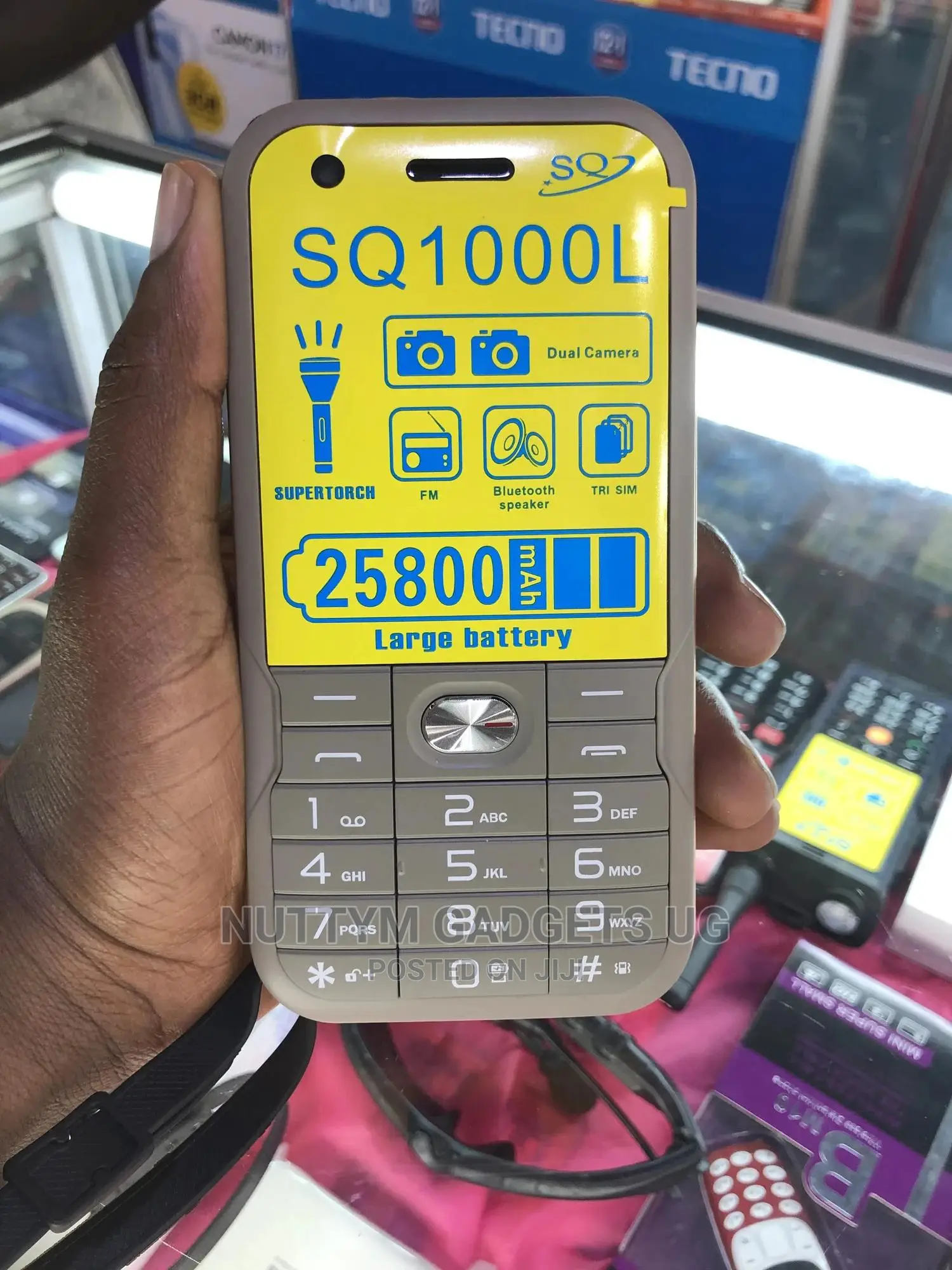 New SQ 1000L 8 GB White