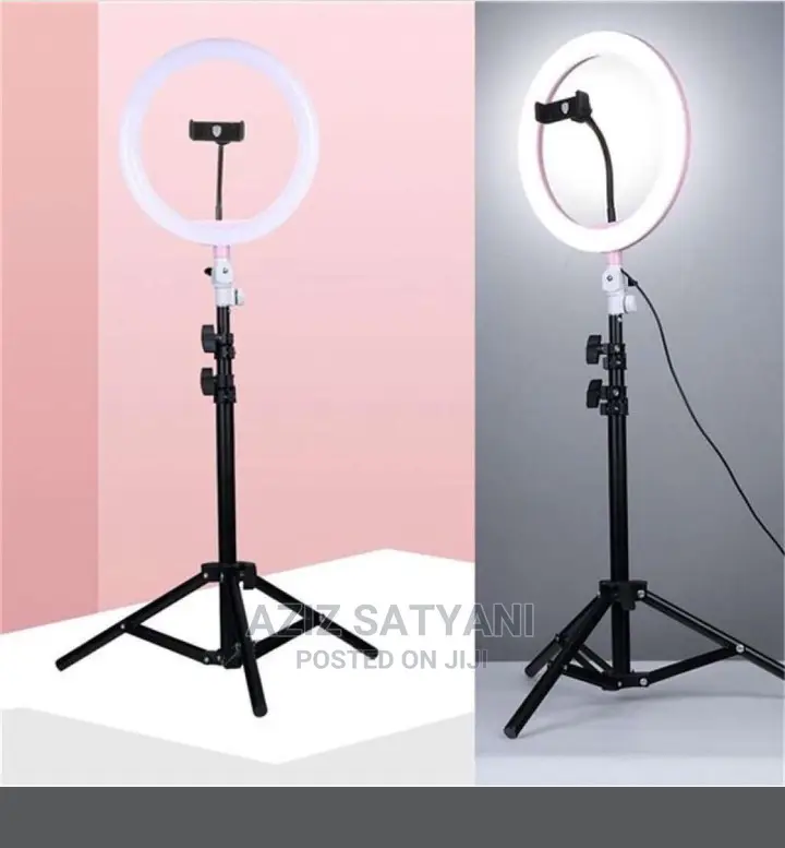 10” and 15" Led Ring Light With Tripod Stand for Mkup,Ytb