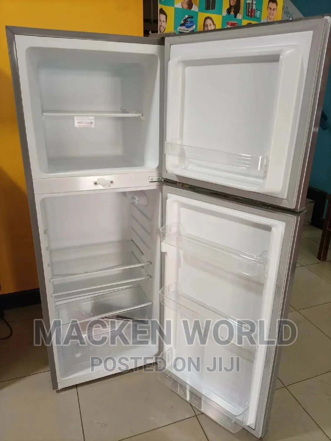 200L Geepas Double Door Fridge
