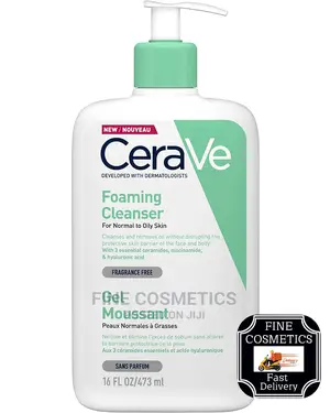 Cerave Foaming Cleanser Normal 2 Oily Skin Gel Moussant Big Size 475g