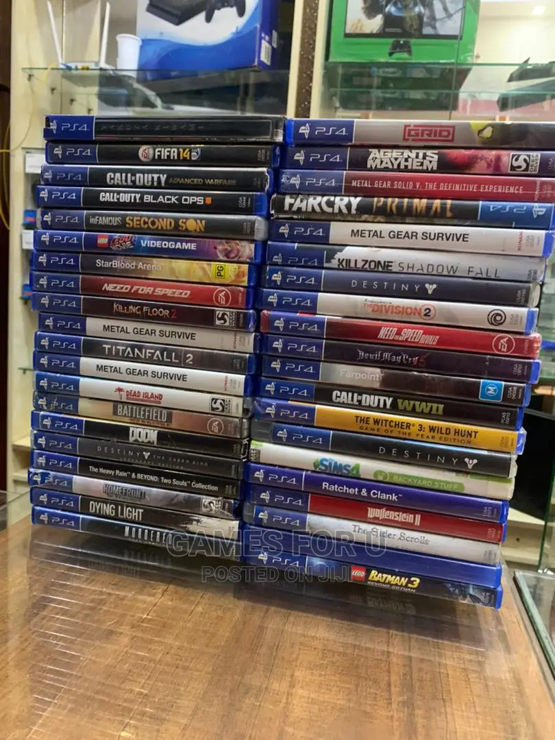 Ps4 Games Both Softcopy and Cds.
