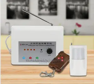 Wireless Remote Control Motion Sensor Antitheft Alarm System