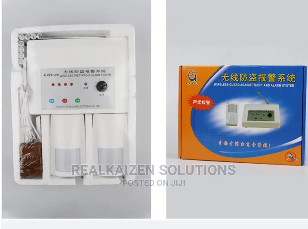 Wireless Remote Control Motion Sensor Antitheft Alarm System