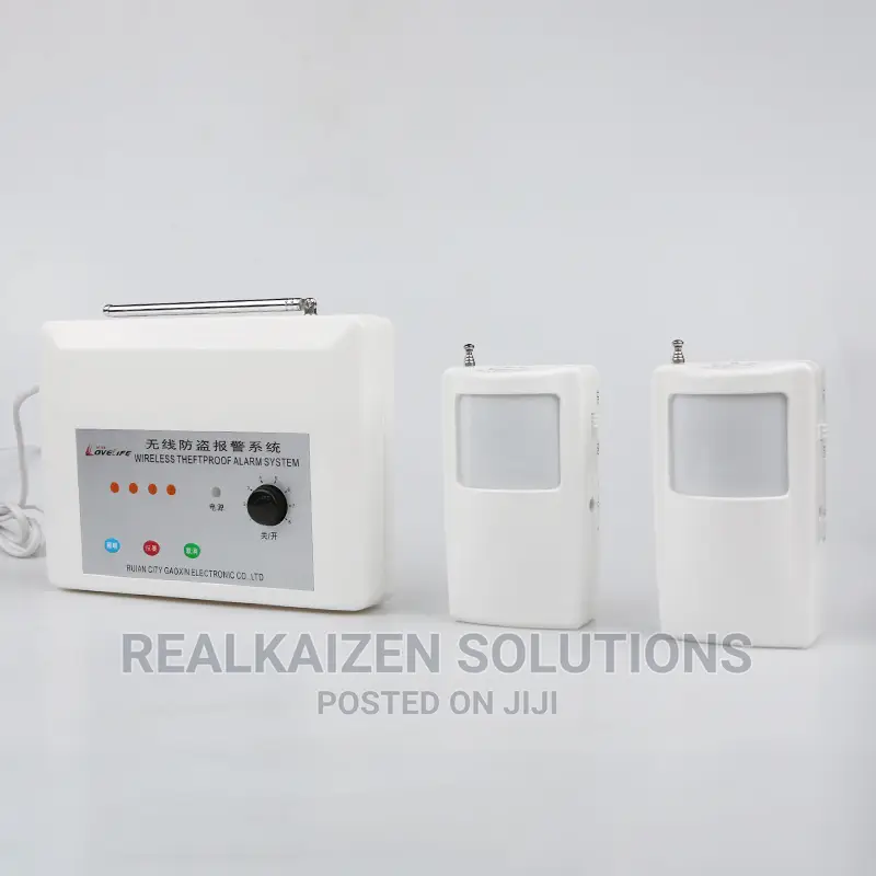 Wireless Remote Control Motion Sensor Antitheft Alarm System