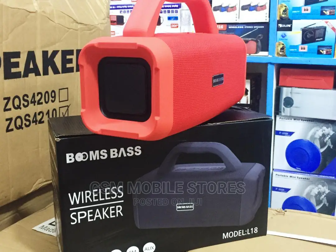 Booms Bass Portable Wireless Bluetooth Speaker – L18
