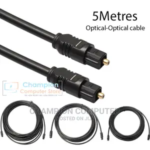 Digital Optical Fibre Audio Toslink Male to Male Cable -5m