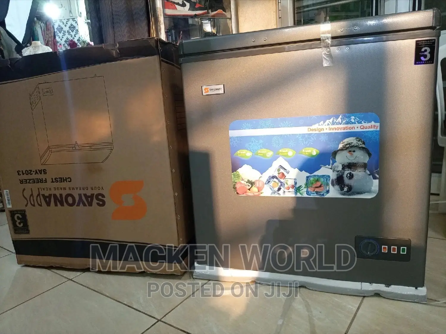 200L Sayona Deep Freezer Brand New