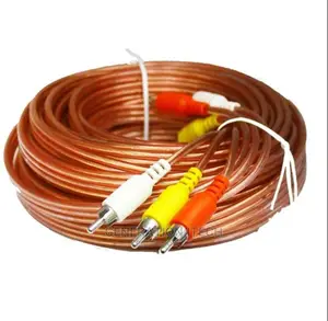 RCA AV Audio Video Cable -10 Meters -Banana Cable