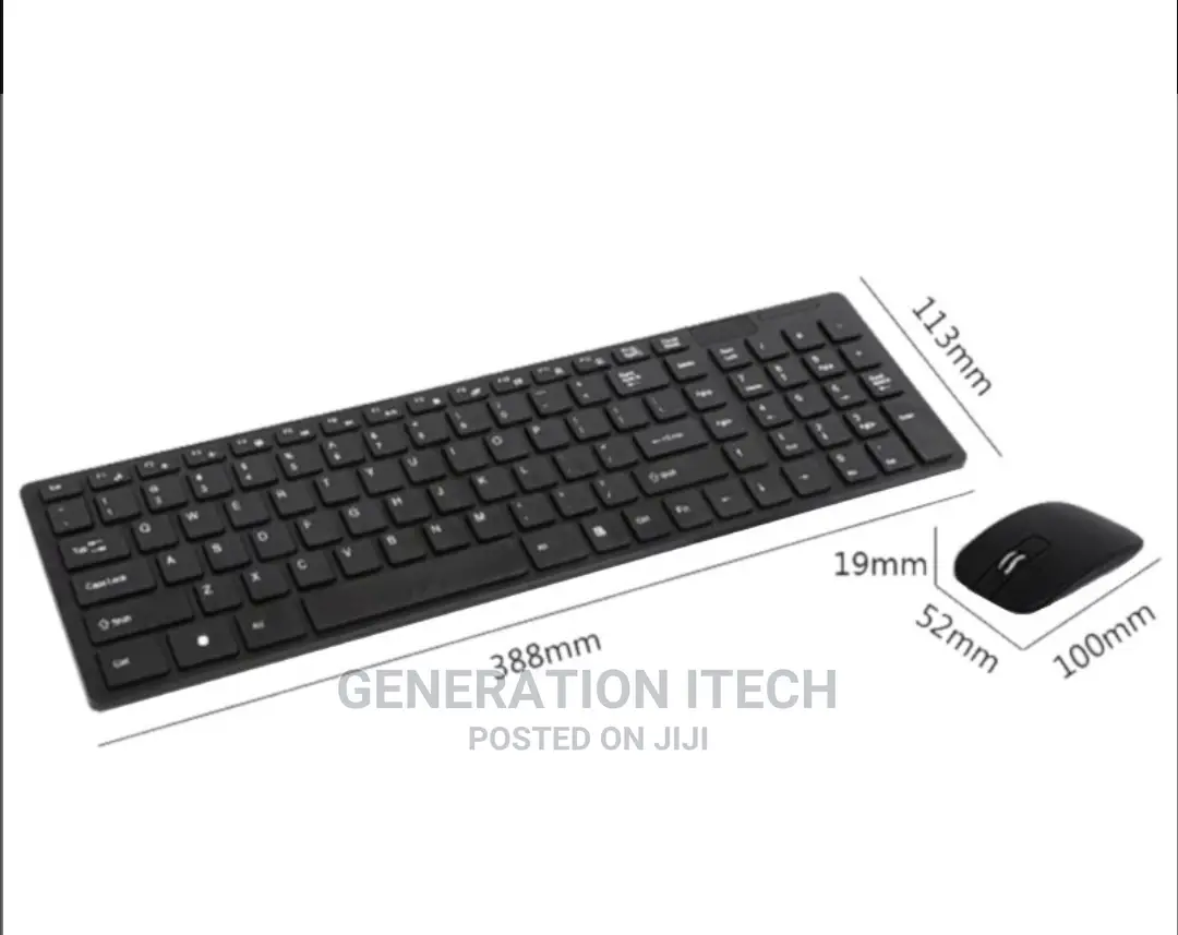 2.4G Wireless Keyboard and Mouse Combo