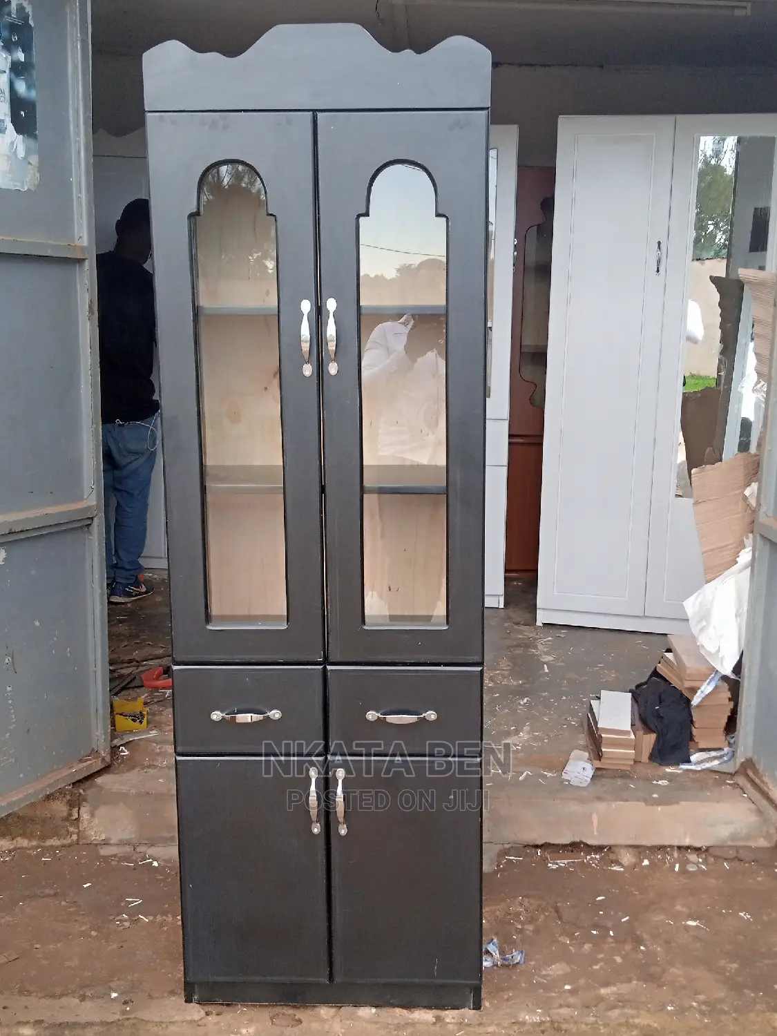 Black 2by6ft Side Board