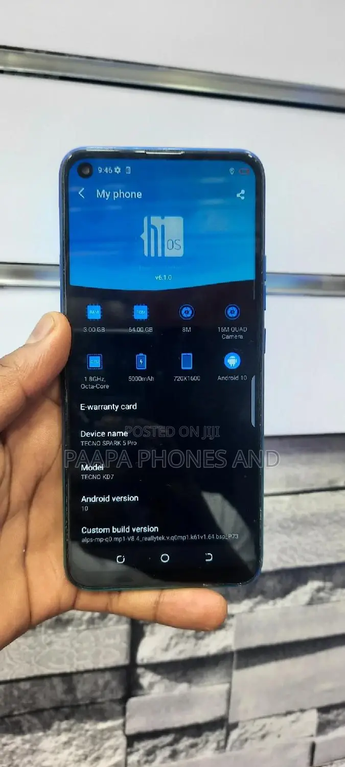 Tecno Spark 5 Pro 64 GB Blue