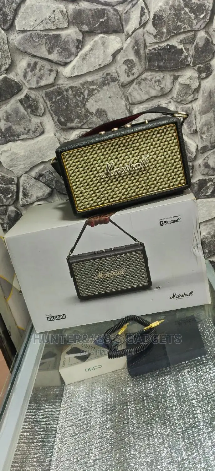 Marshall Kilburn Bluetooth Portable Rechargeable Speaker