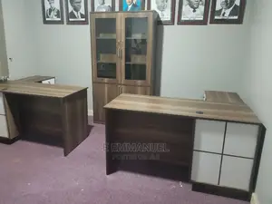 A Set of Filing Cabinet and 1 Office Desk