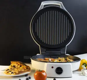 Geepas Non-Stick Double Heat Pizza Maker 1800W