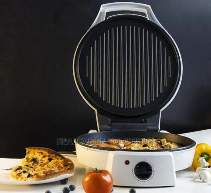 Geepas Non-Stick Double Heat Pizza Maker 1800W