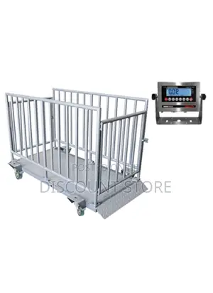 Animal Weighing Scales With Rollers.