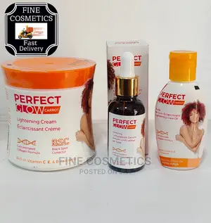 Perfect Glow Carrot Lightening Set Of 3; Cream, Serum + Oil