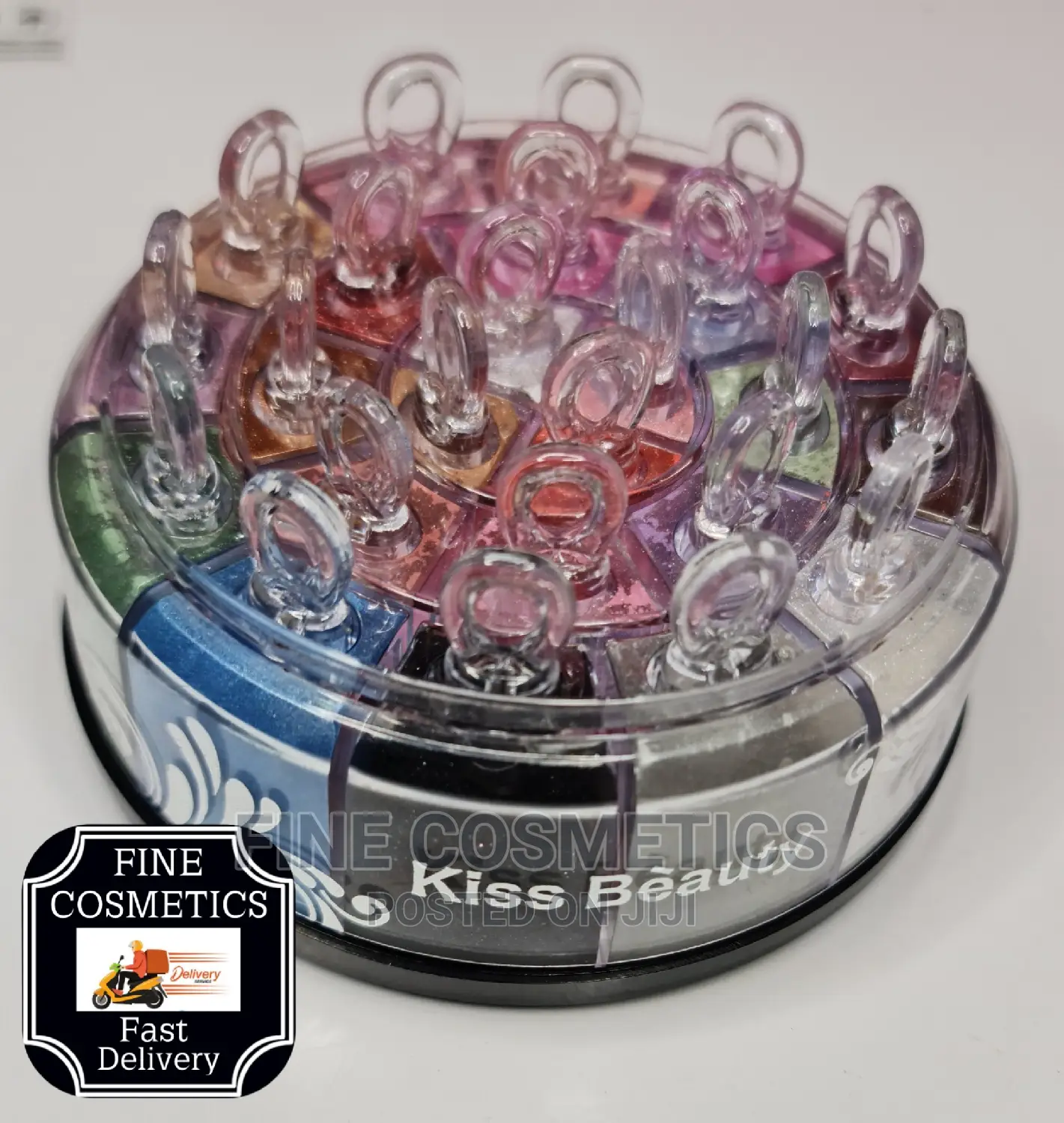 Kiss Beauty Professional Round Eyeshadow Kit of 24 Colors