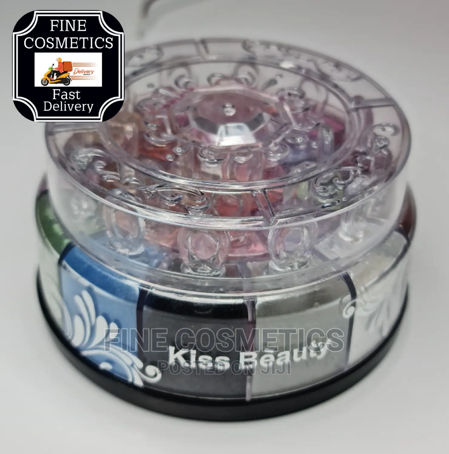 Kiss Beauty Professional Round Eyeshadow Kit of 24 Colors