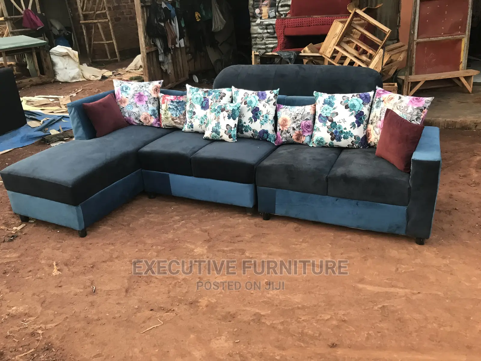 Seven Seater L Sofa