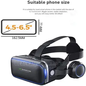 VR SHINECON Virtual Reality VR 3D Glasses With Headset