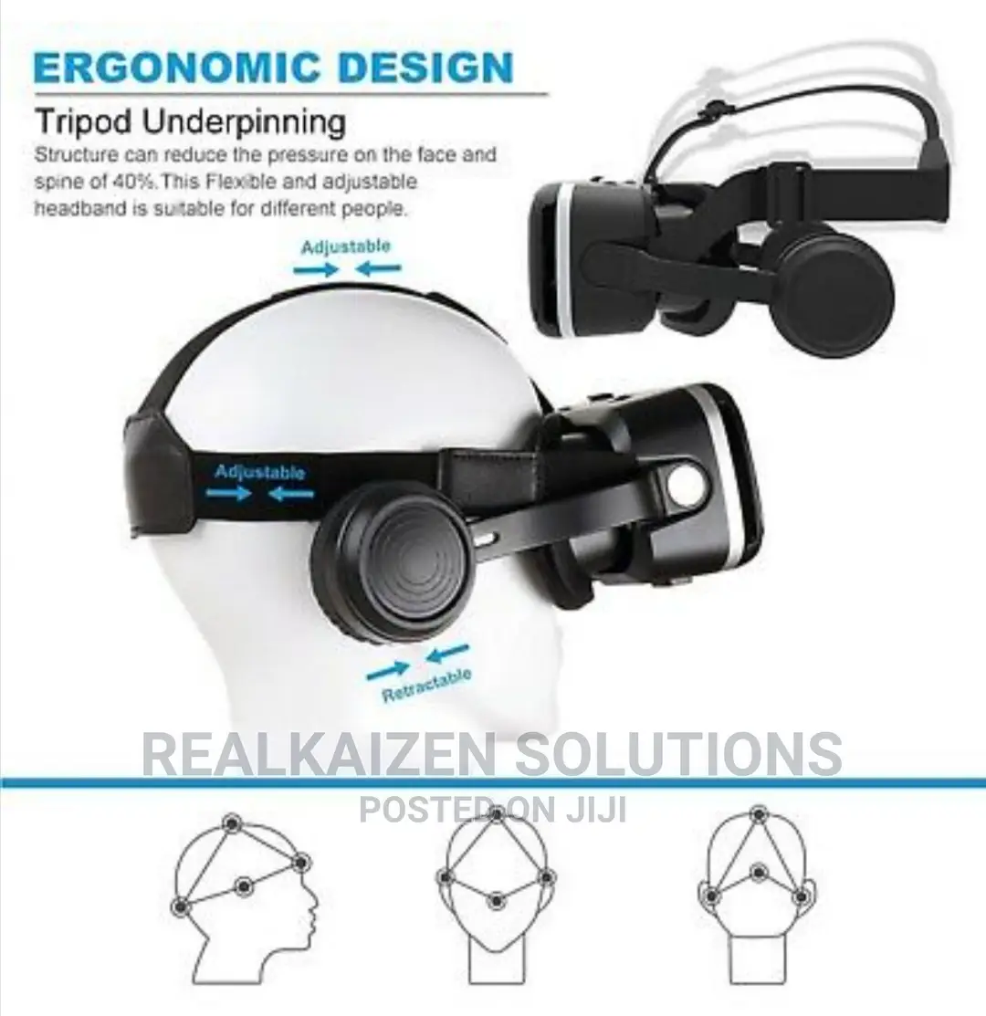 VR SHINECON Virtual Reality VR 3D Glasses With Headset