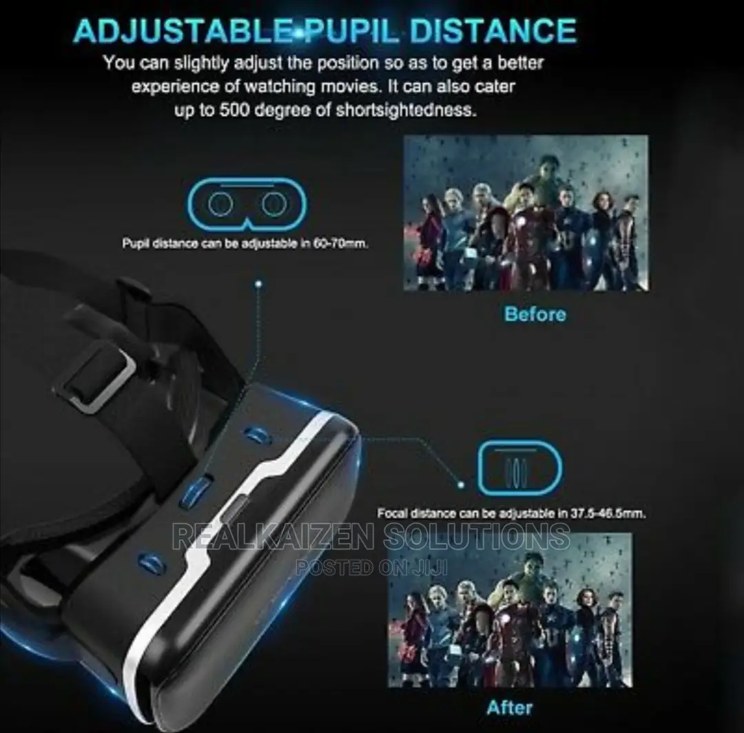 VR SHINECON Virtual Reality VR 3D Glasses With Headset