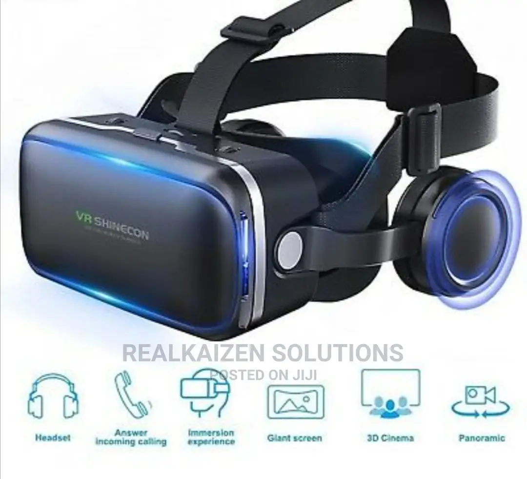 VR SHINECON Virtual Reality VR 3D Glasses With Headset