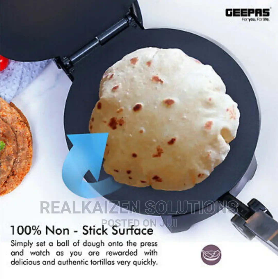 Geepas Electric Non Stick Chapati Maker 900W