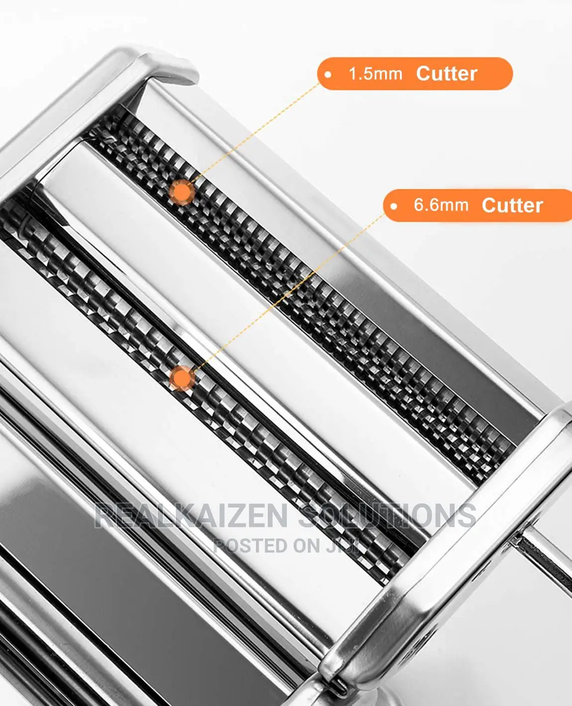 SHULE Stainless Steel Hand Crank Spaghetti Pasta Roll Maker
