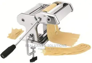 SHULE Stainless Steel Hand Crank Spaghetti Pasta Roll Maker