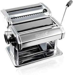 SHULE Stainless Steel Hand Crank Spaghetti Pasta Roll Maker
