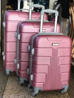 Plastic Suit Cases . Full Set 3 Bags