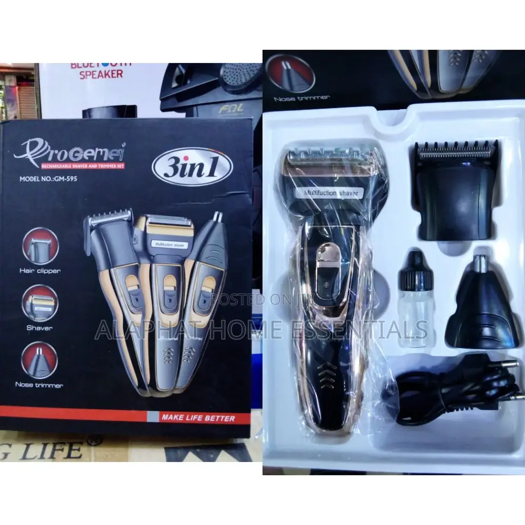 Rechargable 3 in 1 Shaver Trimmer