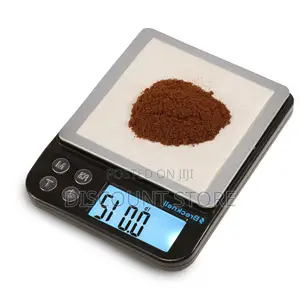 Compact Kitchen and Jewelry Weighing Equipment.
