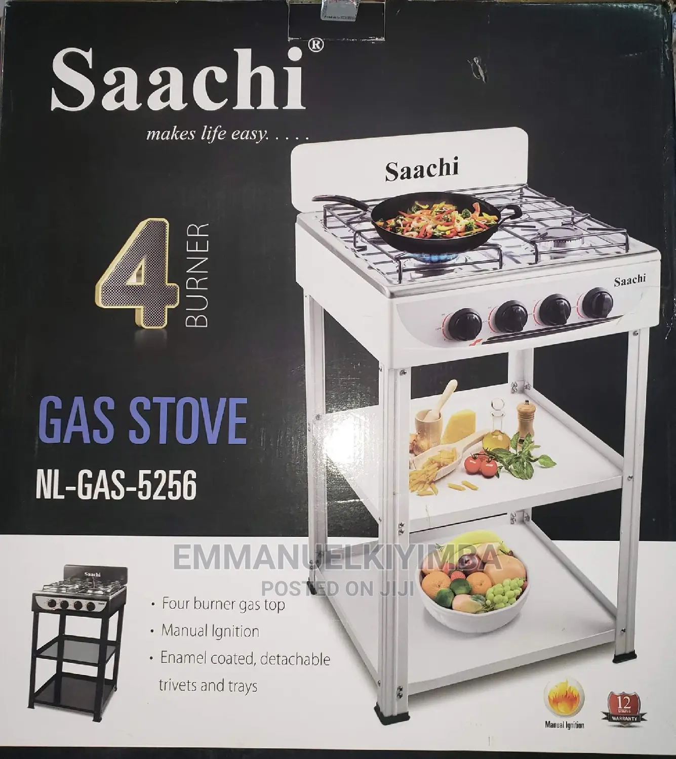 Saachi 4in1 Gas Cooker