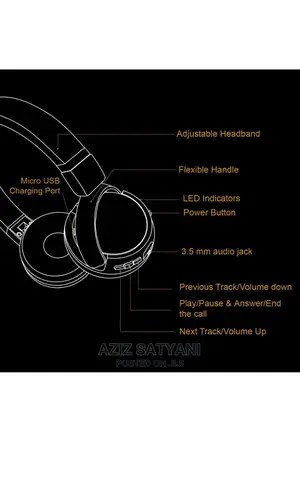 Wireless Bluetooth Headphones Extra Bass Water Resistant