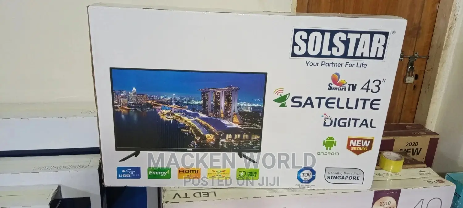 43" Solstar Smart Android Brand New Tv