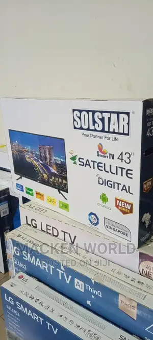 43" Solstar Smart Android Brand New Tv