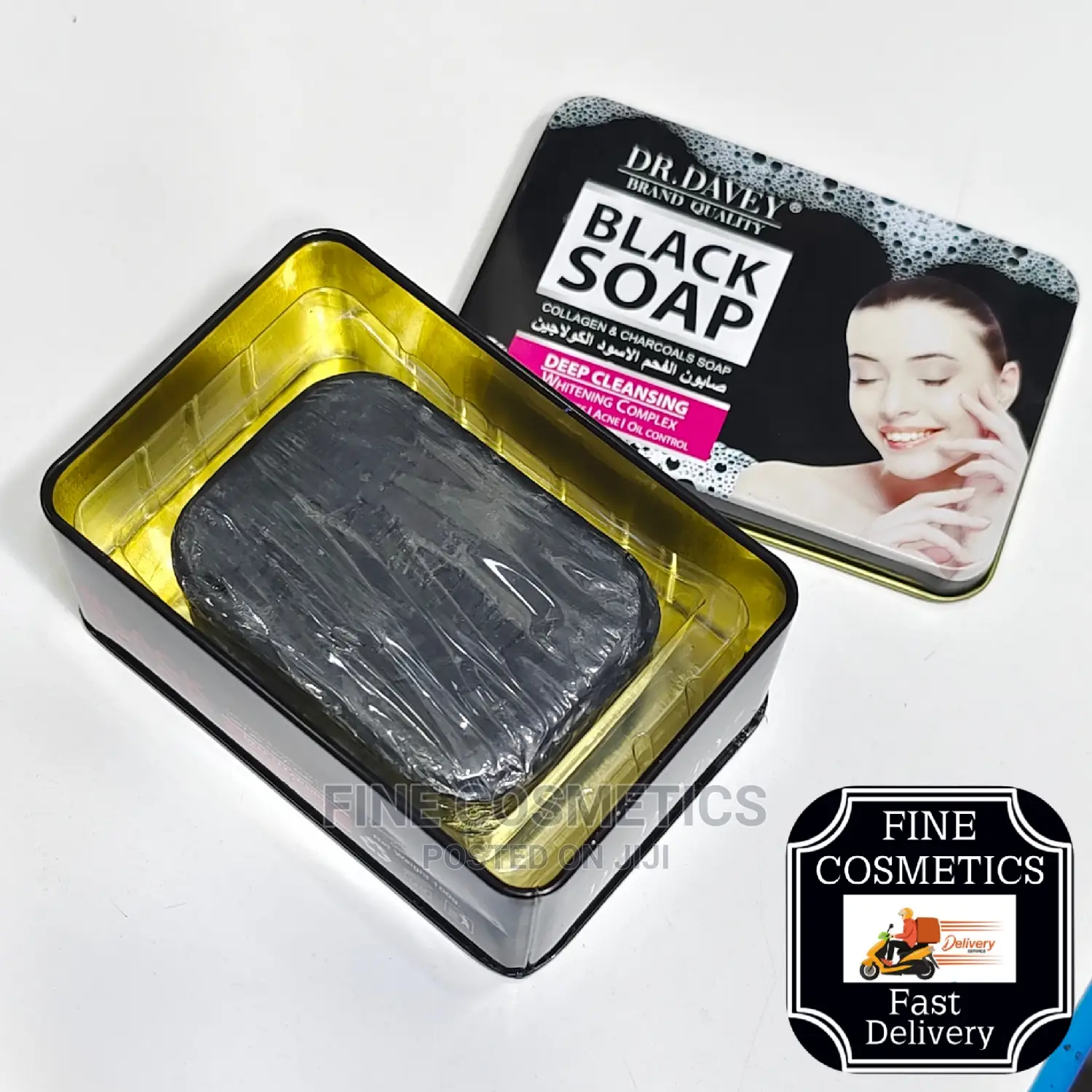 Dr Davey Deep Cleansing Whitening Black Soap
